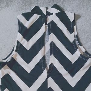 Jean blue and white striped crop top